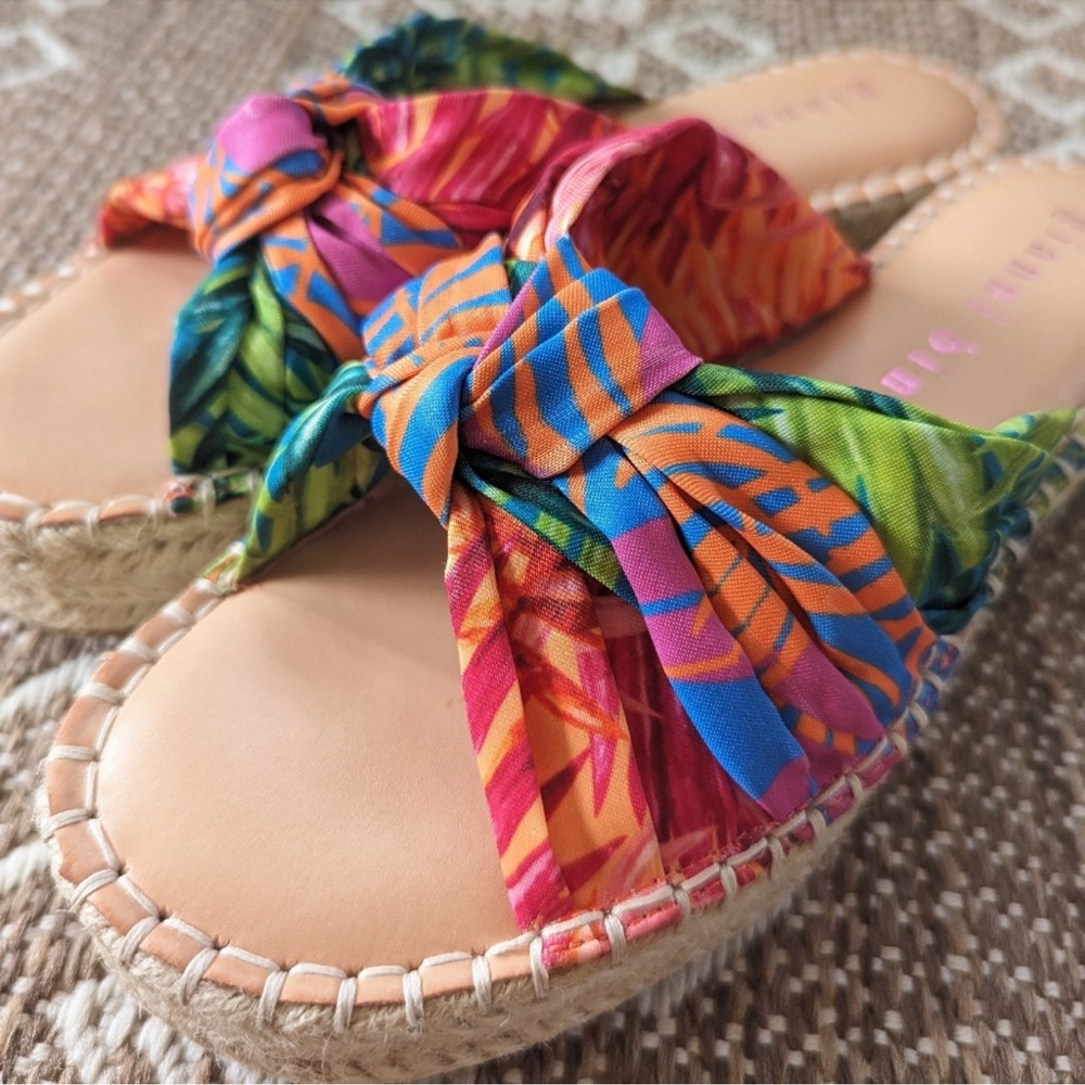 Gianni Bini espadrilles tropical resortwear sandals 7